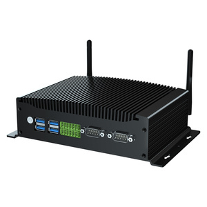 HYSTOU OEM无风扇MPCIE核心I3 I5 I7迷你电脑2 rj4 5千兆以太网端口GPIO台式机工业电脑