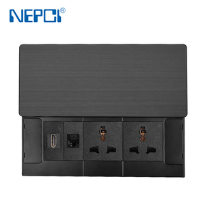 Venta caliente cubierta deslizante enchufe de escritorio con carga rápida salida USB tipo de pintura enchufe Universal montado al ras 250V 10A - Product Image 3