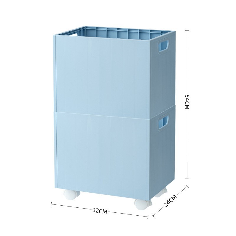 Blue - Stacked version (with wheels or without wheels)