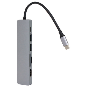 VCOM 7-in-1 USB-Erweiterungs dock für Computer USB C Hub mit HDMI 4K TF SD-Kartenleser USB 3.0 Daten RJ45 Ethernet PD 60W - Product Image 2