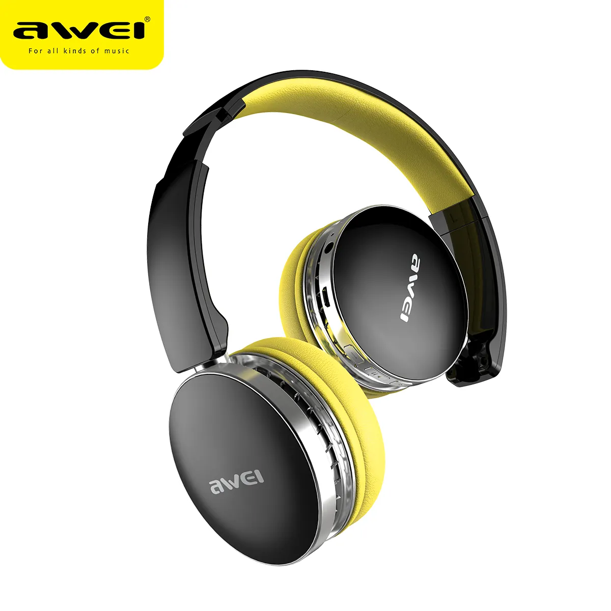 Awei A500BL Marca Sem Fio Bluetooth Fones De Ouvido Estéreo Estúdio Fones De Ouvido Audiofones
