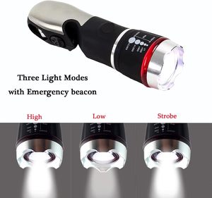 Tutto in uno torcia a LED torcia tattica per auto campeggio di emergenza con vetro Breaker Cutter Multi-strumento caratteristiche promozionali - Product Image 6