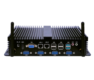 2025 ELSKY I3 procesador y computadora de escritorio sin ventilador I3 mini pc 6th Pc 6COM 2LAN 8USB HD-MI LVDS VGA Barebone Pocket PC - Product Image 1