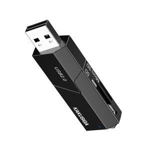 KAKUSIGA方便快捷的2合1 USB 2.0读卡器支持tf卡sd卡读取 - Product Image 2