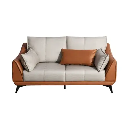 Canapé d'angle moderne et modulaire en cuir, ensemble de canapés de salon, canapés sectionnels de luxe en tissu et microfibre pour la maison