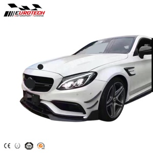 High Quality <strong>C</strong>-class C205 Coupe PSM Style Diffuser <strong>Trunk</strong> Spoiler Upgrade Kit for C63 W205 Car - Product Image 2