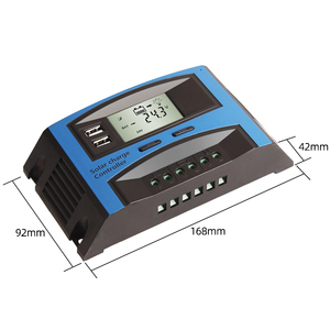 BYGD Auto PWM 10A Solar laderegler Benutzer definierte LCD-Anzeige Großhandel 12V 24V Solar regler USB 5V 2.1A DC Ausgang