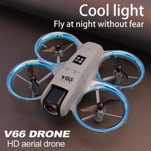 V66ミニドローン4KプロフェッショナルHD 180 ° レンズカメラWiFi FPV RCクアドコプターヘリコプター障害物回避デュアルGPS子供用おもちゃ - Product Image 6