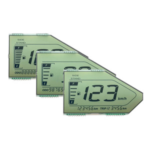 Özel segmentli lcd ekran ucuz fiyat HTN pozitif 4.5v segment görüntüler ekran lcd 7 monokrom segmentli lcd ekran