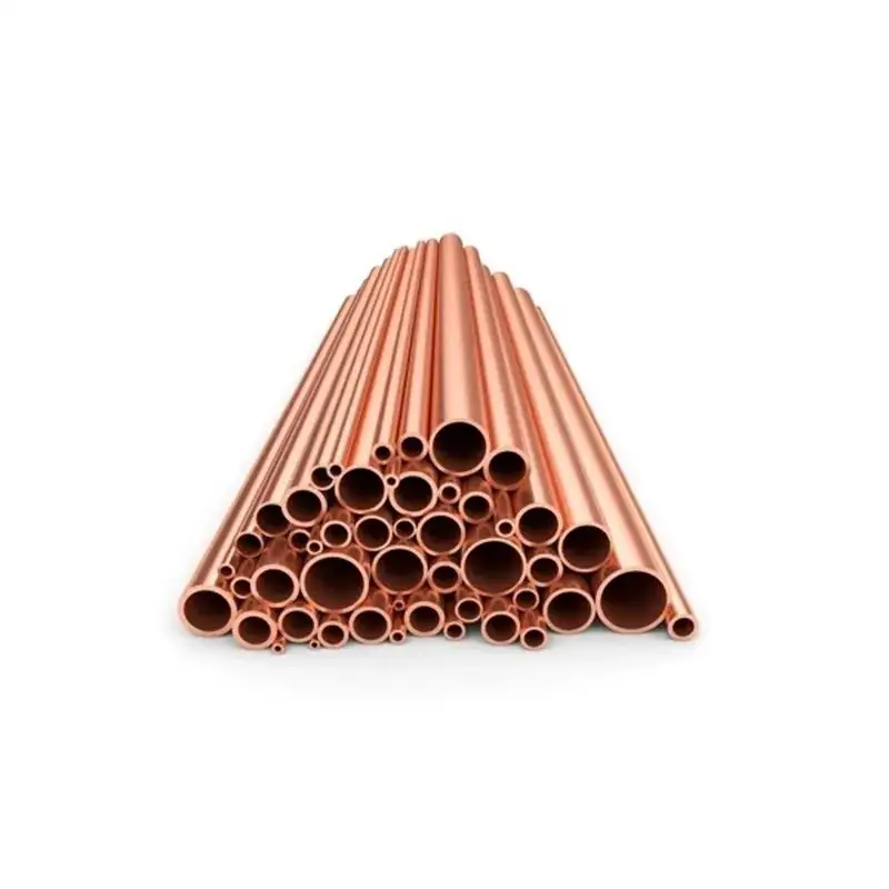 Tubos de cobre de alta calidad de especificación completa a bajo precio de fábrica C12300 C12200 C11000 99.9% Precio de tubería de cobre puro