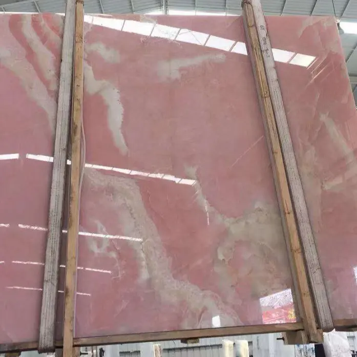 Rose Onyx Dalle de Marbre Avec Le Prix D'usine