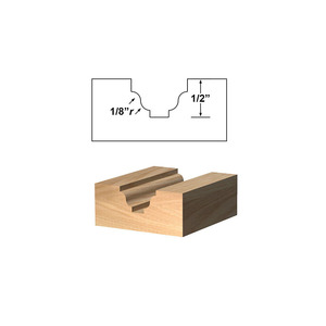 1/2 şaft üç ark keski kapı paneli kesici kabin hattı kesici için ağaç İşleme freze kesicisi - Product Image 6