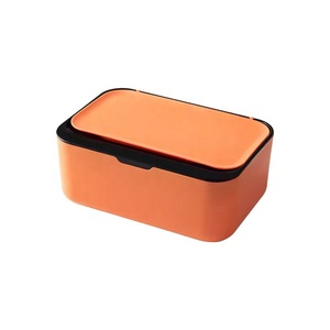 拉库纳台式纸巾盒防尘餐巾纸容器，带PP盖塑料湿巾储物盒 - Product Image 6