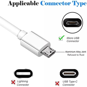 DAJIANG özelleştirilmiş yüksek kalite mikro <span class=keywords><strong>USB</strong></span> Android telefon kablosu hızlı şarj yuvarlak tel veri kablosu uygulama kamera araba için - Product Image 2