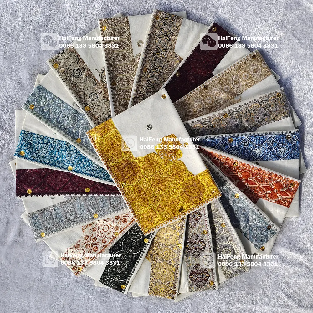 Foulard traditionnel arabe brodé pour hommes, Ramada musulmane, d'afrique du moyen-orient, nouvelle collection