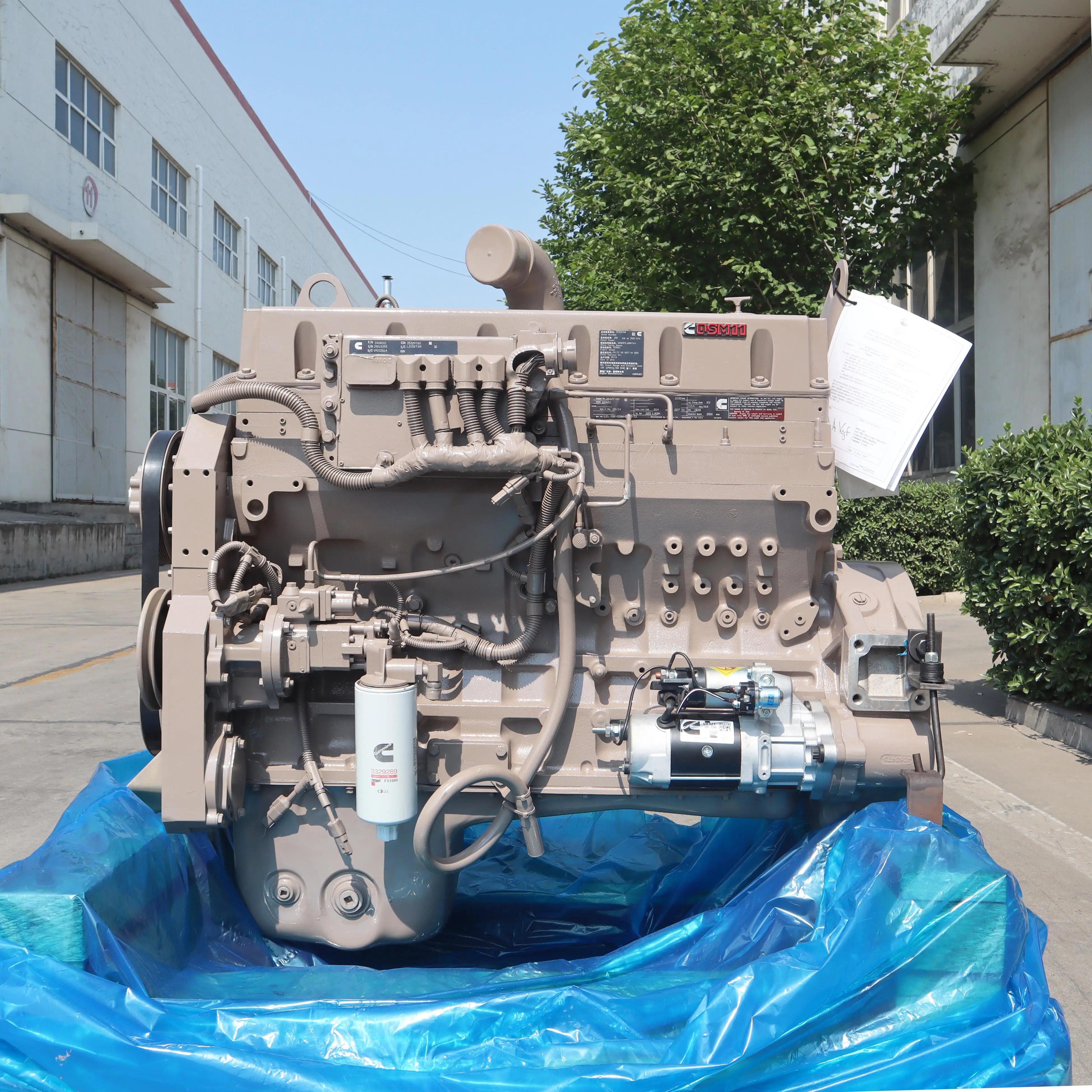 Orijinal Cummins qsm11 deniz motor tertibatı qsm 11 komple motor tertibatı qsm11 dizel motor