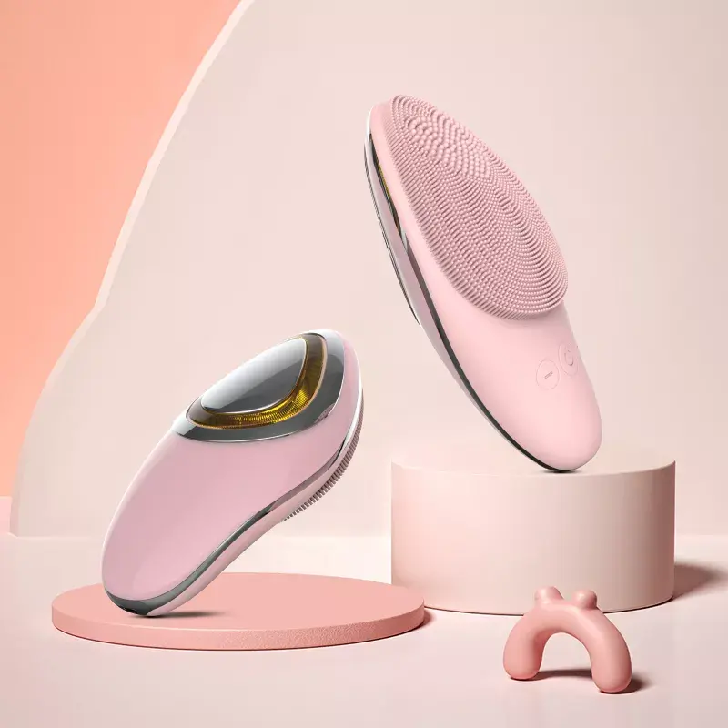 2022 dispositivo di bellezza multifunzione spazzola per la pulizia del viso sonica microcurrent EMS face toning skin tightening