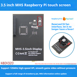 MHS-3.5inch Capacitive Touchscreen Display for <strong>Raspberry</strong> <strong>Pi</strong> with SpiPlayable <strong>Video</strong> Feature ILI9486L LCD Drive