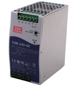 ミーンウェルTDR-240-48 240W 48V AC DC 5A DINレールスイッチング電源スリム1相高入力電圧SMPS LED 48V出力 - Product Image 2
