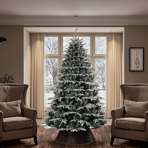 Ánh Sáng Đổ Xô Cây Giáng Sinh Tối thiểu Tuyết Hiệu Quả, Thực Tế Pe Nhân Tạo Xmas Cây Cho Nhà Kỳ Nghỉ Trang Trí Nội Thất - Product Image 5