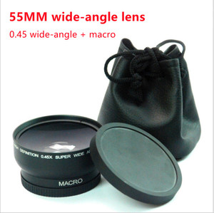 ユニバーサル高解像度HD55MM 0.45x広角マクロ2in1カメラレンズ - Product Image 3
