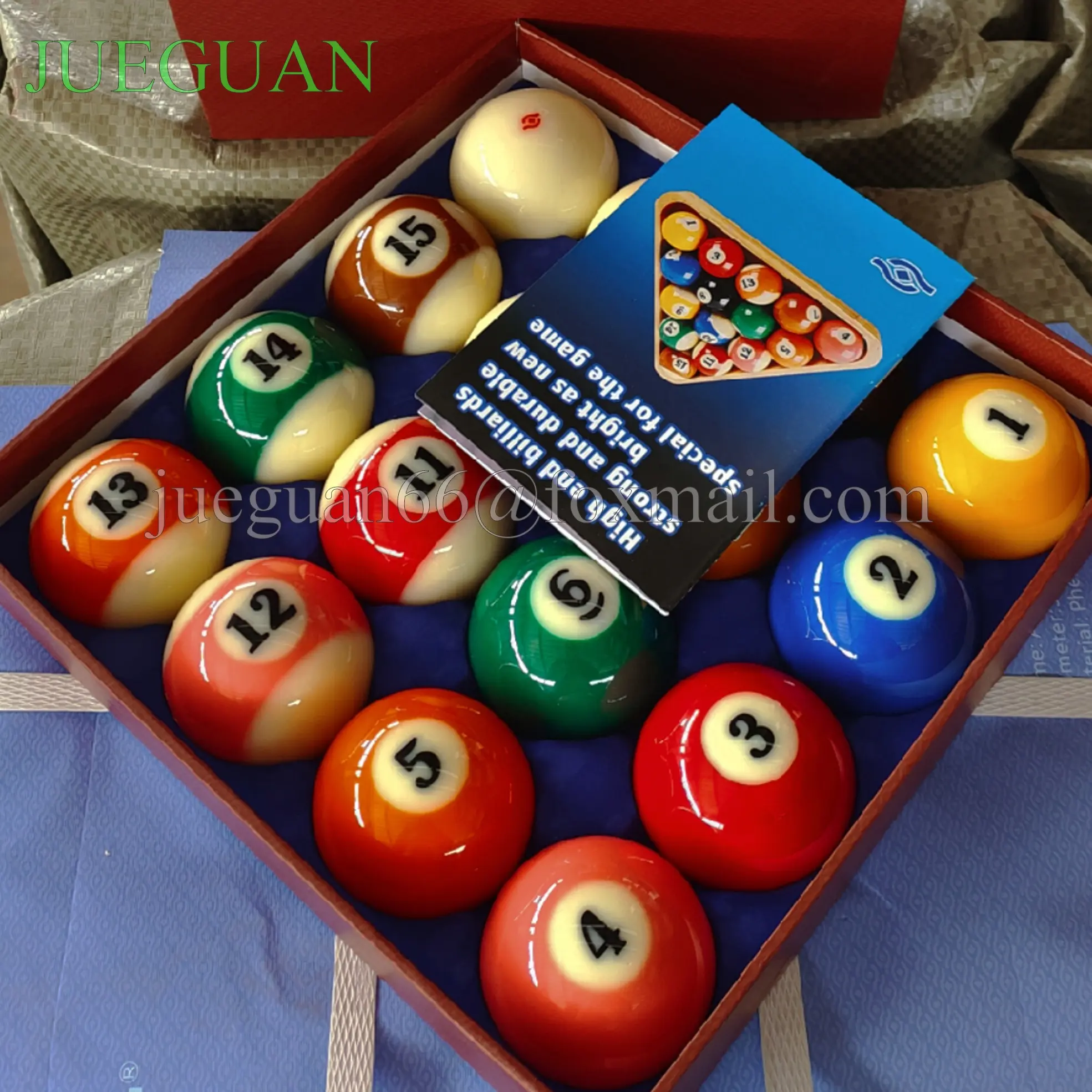 Bolas de billar con material de resina phen, proveedor de Amazons Ebay