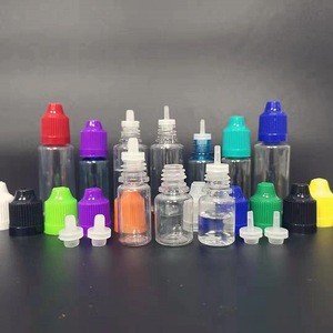 Empty 5ml 10ml 15ml 20ml 30ml 50ml PET Plastic Dropper <strong>Bottles</strong> <strong>With</strong> Childproof <strong>Cap</strong> - Product Image 1
