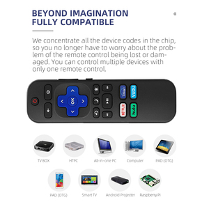 Rokuのリモコン交換12 3 4 Lt Hd Xd Xs Premiere UltraTVリモコン交換には4つのストリーミングボタンがあります - Product Image 4
