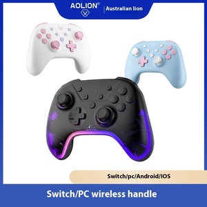 RTS Wireless per il Controller di gioco Bluetooth colore caramella 3 modalità di vibrazione sensore di movimento per Switch/iOS/Android/PC
