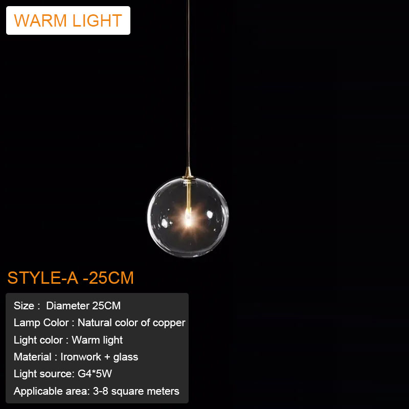 Style-A-lumière chaude -25CM