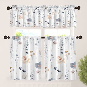 Mỹ Mục Vụ Phong Cách Kỹ Thuật Số Hoa In Chất Lượng Cao Ngắn Rèm Cửa Nhà Bếp Valances In Nhỏ Rèm Cửa Cho Nhà Bếp - Product Image 4