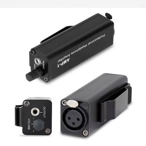 Convertidor de amplificador de auriculares pasivo profesional Control de volumen de reproducción de enchufe de Audio XLR para monitoreo de grabación en vivo solo - Product Image 2