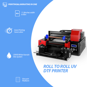 All in One UV DTF Printer Dual Print Head 31cm Width A3 <strong>Direct</strong> to Film Sticker Printing Machine Small Business <strong>Idea</strong> - Product Image 3