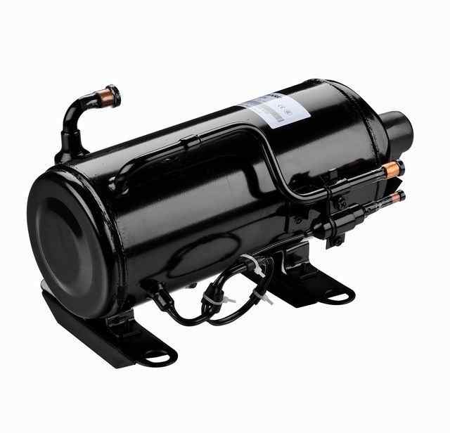 air Cooled LBP Compressor for Water Chiller Peripheral Cooling of Built-in Motor Lubricant Cooling