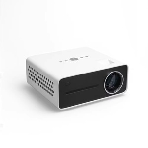 Proyector Android HD 4K de alta calidad a la moda con lente de enfoque automático Android 11,0 OS 200 lúmenes Internet y altavoz incorporados - Product Image 1