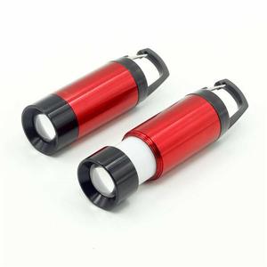 ポータブルミニLED懐中電灯 & キャンピングランタン1W USB充電アルミ合金キーホルダーポケットトーチ2-in-1デザイン - Product Image 2