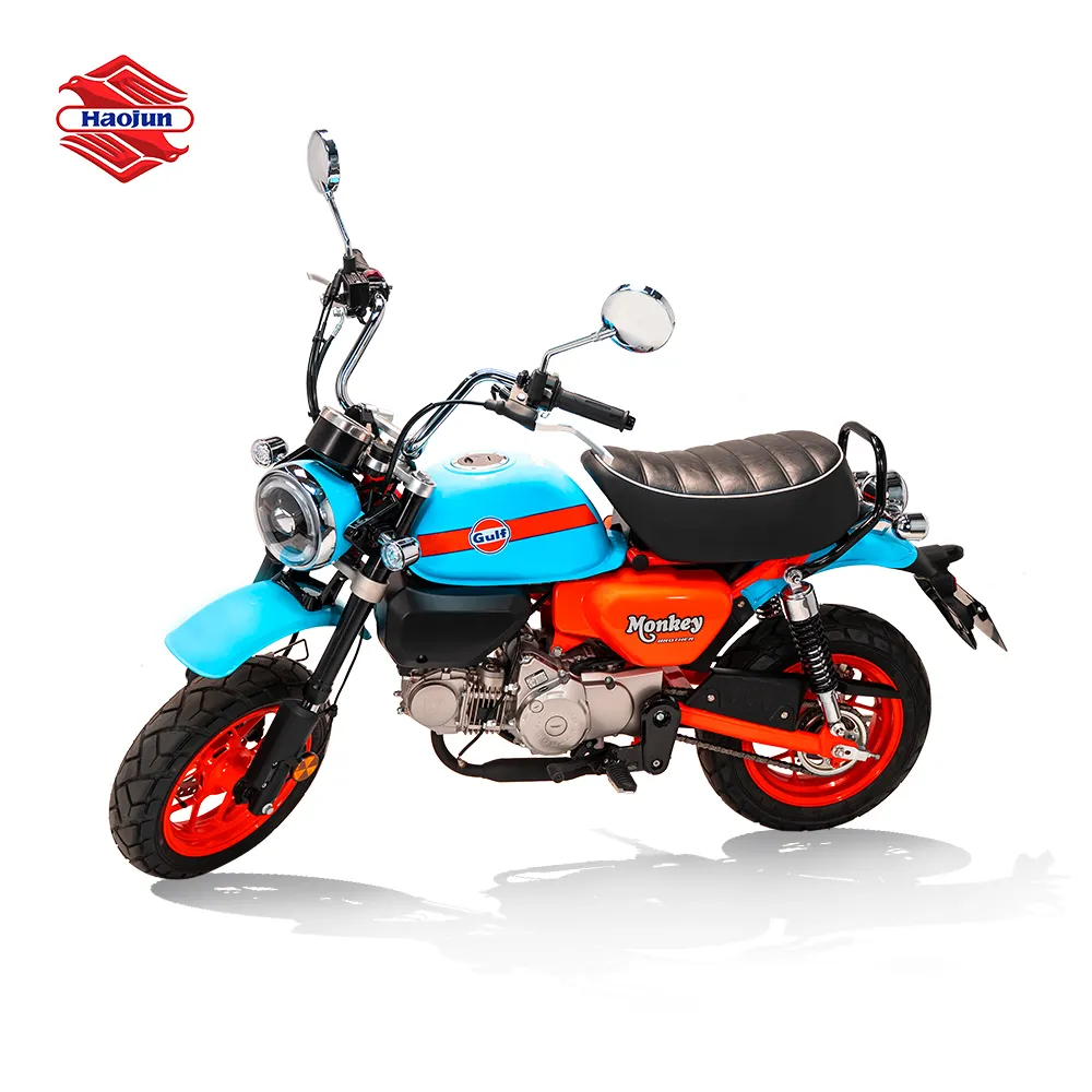 Haojun mini motocicleta com duas rodas, motor gn de 150cc 250cc