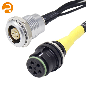 24V Multi core Medical Cable Assembly Edelstahl Material 2P Pins Audio Video Power PCB LED für EEG/EGG für die medizinische Industrie - Product Image 1