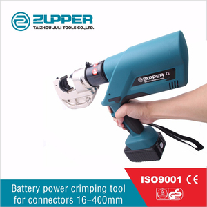 Zupper เครื่องมือย้ำสายไฟฟ้า, เครื่องมือย้ำสายไฟไฮดรอลิกใช้แบตเตอรี่สำหรับเทอร์มินัลที่ไม่มีขากรรไกร - Product Image 6