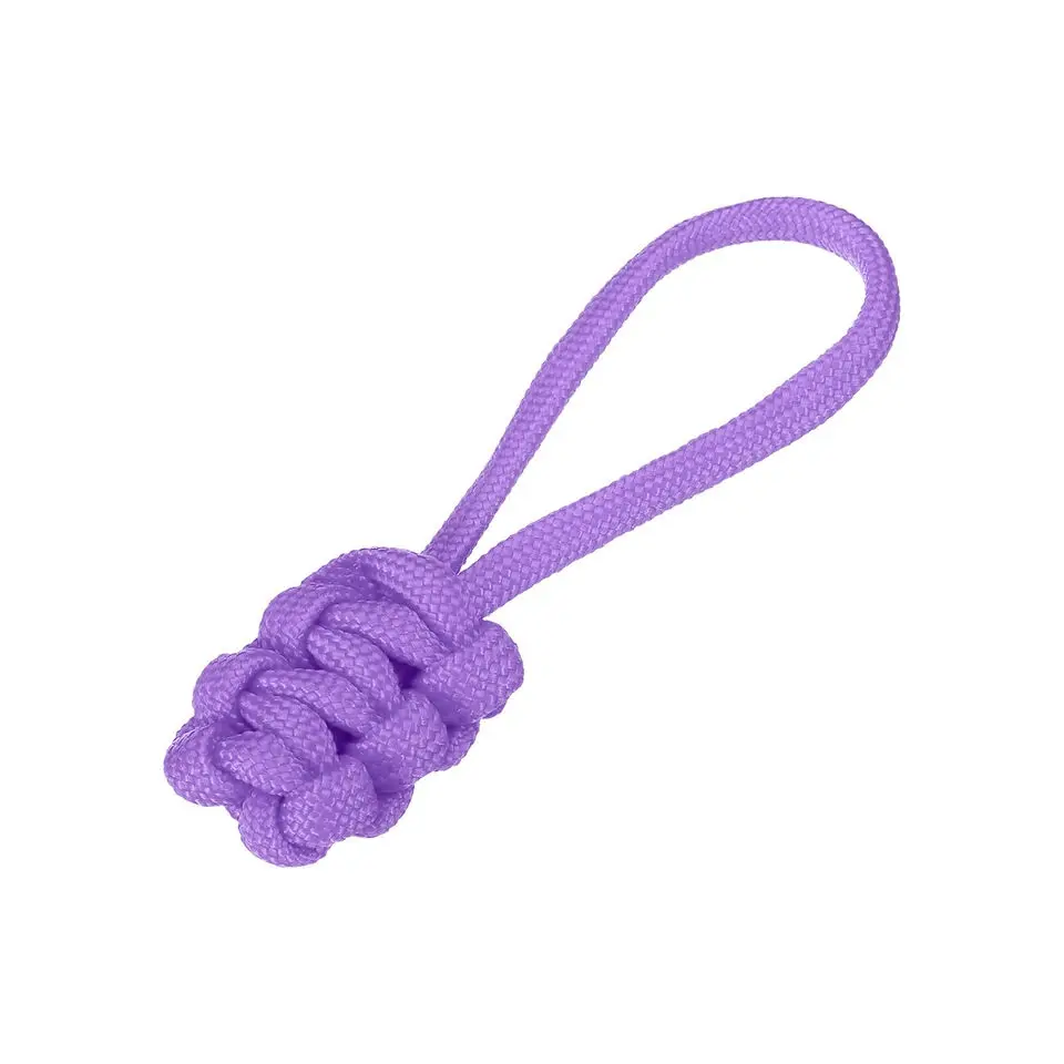 สายเปลี่ยนซิปดึง Paracord สีม่วง