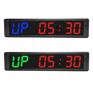 LED digitale grande intervallo programmabile palestra Timer orologio da parete conto alla rovescia gara boxe Timer - Product Image 3
