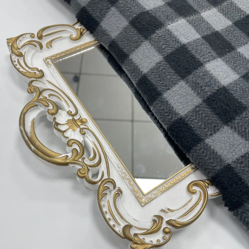 2022 Hot Selling Brushed Velvet Polar Fleece Fabric Printing Plaid Custom For Garment Knit Polyester Fleece Hoodie Fabric