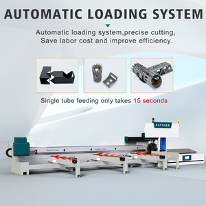 Rayther wasser gekühlte Hochgeschwindigkeits-Laser rohrs chneide maschine 1500W 3000W 6000W Schneiden Automatisches Laden Entladen verfügbar - Product Image 2