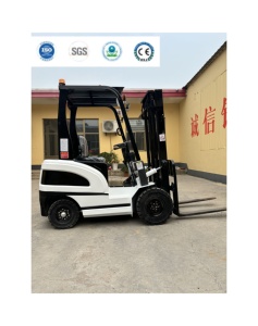 Standing Electric Forklift One-ton Simple Three-Wheel Small Forklift for <strong>Loading</strong> <strong>Unloading</strong> and Handling Legless Stacker - Product Image 4