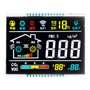 Fabbrica personalizzata TN HTN FSTN nero VA Display LCD 7 segmento monocromatico Cob Cog Custom VA schermo LCD LED camera termostato - Product Image 3