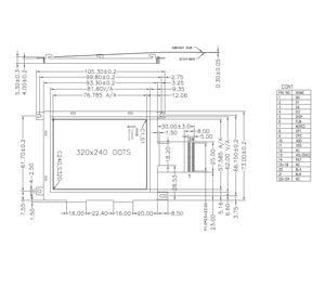 china <strong>lcd</strong> <strong>module</strong> 3.8 inch monochrome <strong>lcd</strong> <strong>display</strong> <strong>module</strong> 320x240 FSTN <strong>LCD</strong> <strong>module</strong> 320240 dot matrix <strong>display</strong> - Product Image 2