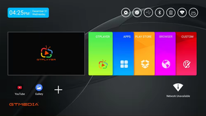 GT Combo Dual core 4K DVB-S2/T2/C Smart TV BOX Android 9.0 Ccam gtcombo ricevitore Tv satellitare
