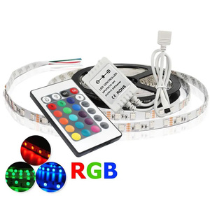 Control remoto IR de 24 teclas, tira de LED RGB, controlador PWM de alta potencia, 12V, 24V, 6A, paquete blanco, caja inalámbrica, Infra 24A, RGB inalámbrico - Product Image 6