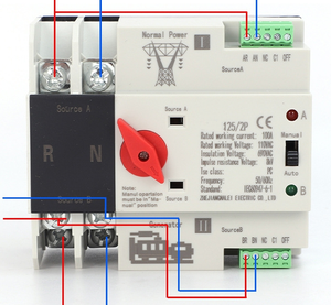 Özelleştirilebilir 2P 3P 4P manuel otomatik çift modlu otomatik Transfer anahtarı jeneratör ve PV için CE ISOO9000 sertifikası ile - Product Image 1