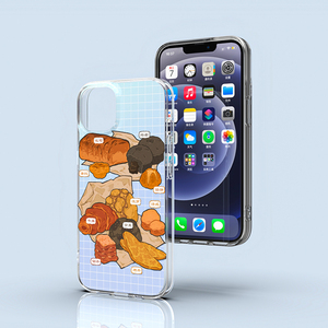Ins สไตล์ใส IMD พิมพ์ตารางคุ้มครองกรณีโทรศัพท์สำหรับ iPhone 13 Pro Max IMD - Product Image 4